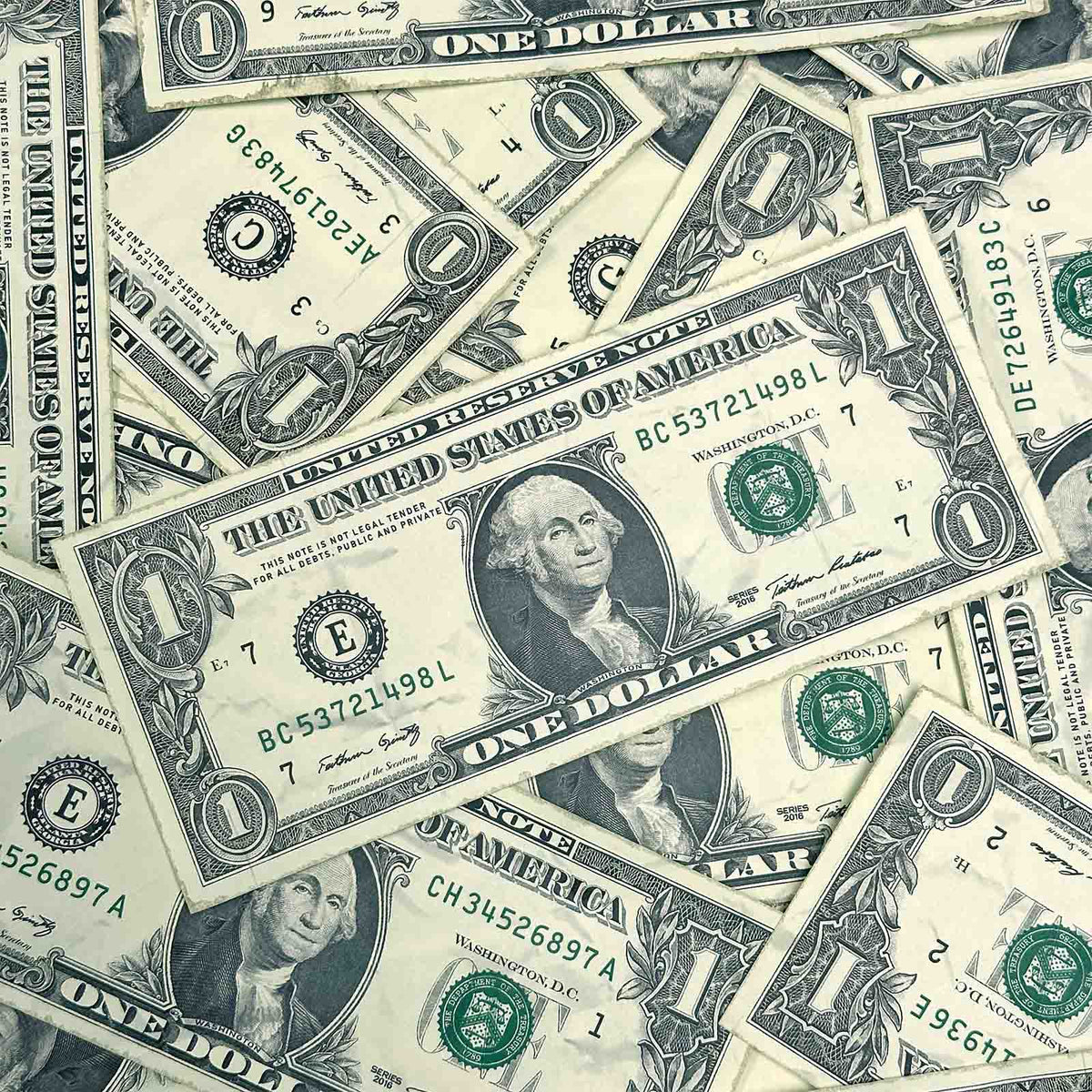$1 Close-Up PropMoney FX New Series Bills