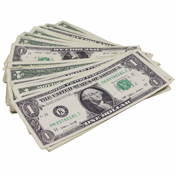 Fake $1 Bills Realistic Prop Money